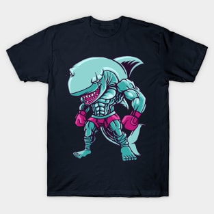 boxing shark fighter T-Shirt